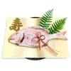 nervousrhinos Beginning Eating Ornament Set, Sea Bream, Teething Stone, 100th