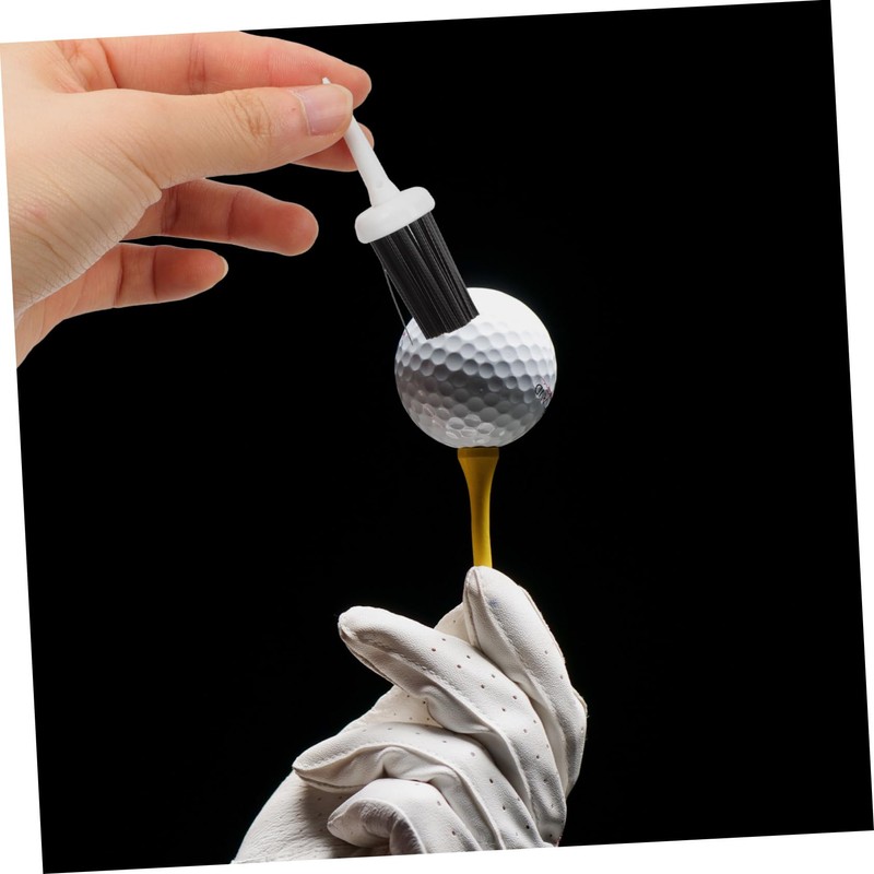 Sosoport 10-Pack Golf Tees Brush 65mm Sturdy Plastic T-Ground Holders