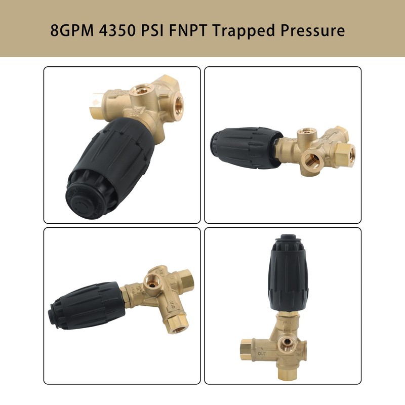 waltyotur 2Pcs VRT3-310 8GPM 4350 PSI 3/8 Inch FNPT Trapped