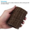 PATIKIL 164 Feet Brown Floral Bind Wire Wrap Twine, 2mm
