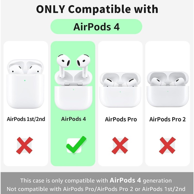 for AirPods 4 Case, Compatible with AirPods 4th Generation Case