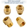 DERASL Brass Pressure Washer Coupling M22-15mm Male Thread to M22-14mm