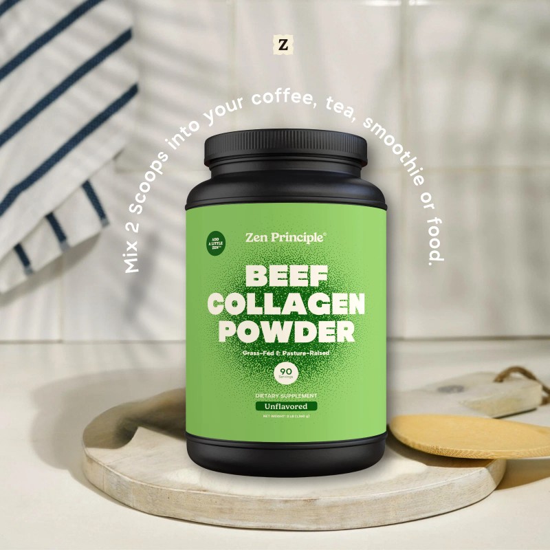 Grass-Fed Collagen Peptides Hydrolyzed 3 lb