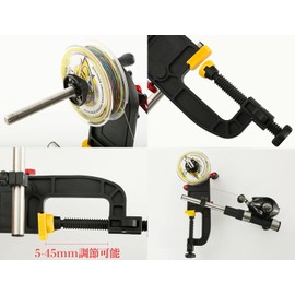 VISPREA YU169 Fishing Line Winder, Rewinding, High Speed, Recycler, Tension, Line Winder, Line Winder, Reducing Line Crease, Easy to Wind, Easy to Wind, Easy to Roll by One Person, Portable, Easy Installation (Tebur Fixed Type)