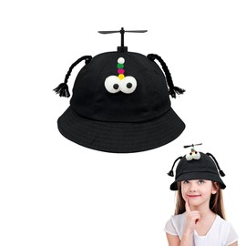 SIEBOLD Propeller Hat, Helicopter Cap, Propeller Hat with Braid, Funny Hats, Fancy Dress Hat, for Adults and Children for Carnival Party Costume Props Party Gift