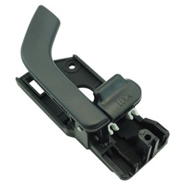 TRQ Right Interior Door Handle Black Passenger Side Compatible with 2003-2008 Hyundai Tiburon