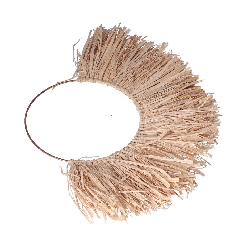 Raffia Wall Decoration Entrance Living Room Dining Room Sofa Background