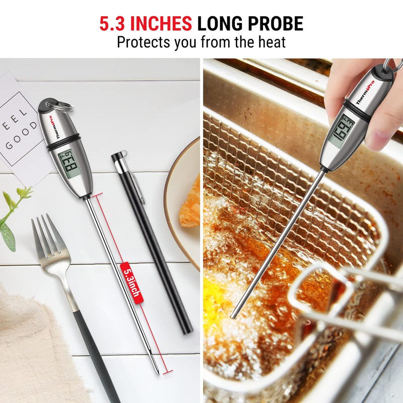 ThermoPro TP02S Digital Food Thermometer for Cooking Bread Baking Sourdough