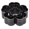 3PCS Flower Shape Hand Cut Die Leather Cutter Set Alloy