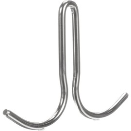 OCS Parts Double Prong Pot Hook for Commercial Kitchens | Stainless Steel Pot Rack Hooks for Pots, Pans, Ladles and Other Kitchen Equipment | J77-4401