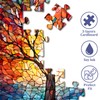 Stained Glass Puzzle, Tree of Life Puzzles for Adults 1000