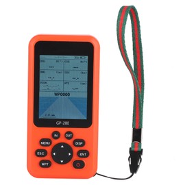 2.8in Handheld GPS Navigator High Sensitivity with MultiFunction Display Screen Waterproof Device(Orange )