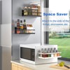 Magnetic Spice Rack, 95store Magnet Refrigerator Spice Shelf Organizer for
