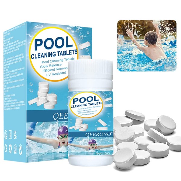 Multifunction Chlorine Tablets, Chlorine Tablets, Pool Cleaning Tablets, Chlorine Tablets