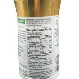 Nature’s Bounty Zinc Gummies 30mg Immune Support 120 Ct Exp 02/26 Lot of 2