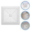 Mipcase Bathroom Ceiling Fan Grille Cover Replacement Vent for Square