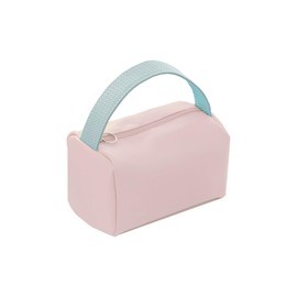 Ouhui makeup bag for women, large capacity travel cosmetic bag, portable PU organizer bag for girl, waterproof make up bag, travel essentials pink
