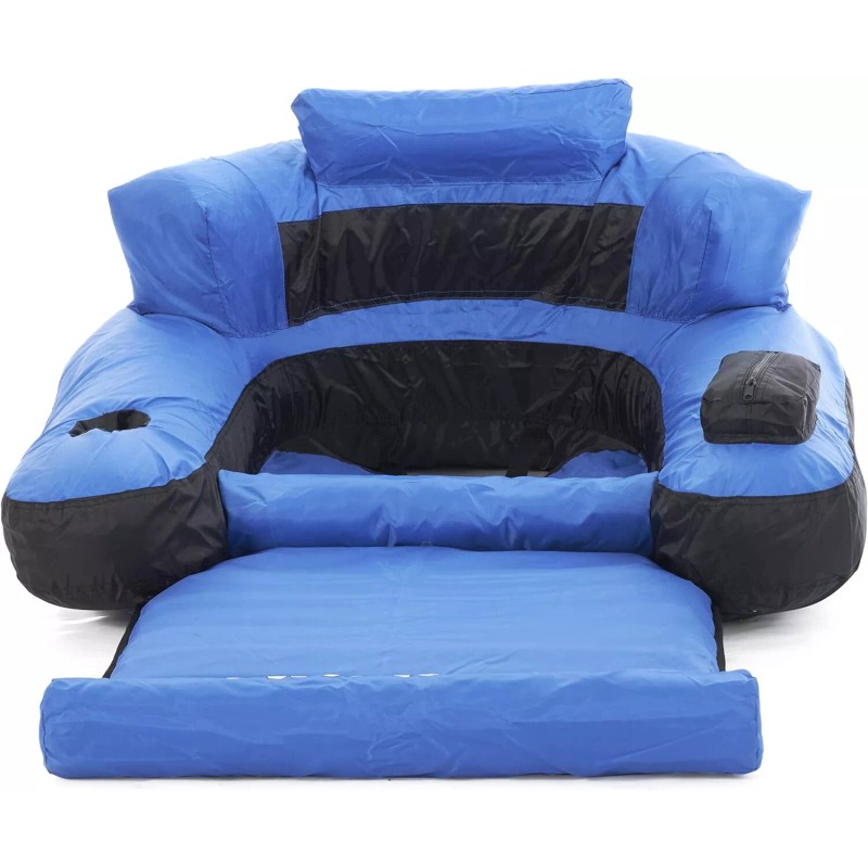 Swimline 9047 Ultimate Fabric Inflatable Tahoe Nylon Swimming Pool Lounge