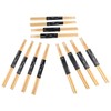 12 Pairs 7A Drumstick Maple Wood Oval Tip Anti Slip