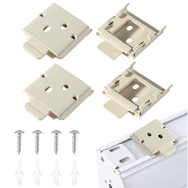 Lihopefe Universal Replacement for Roller Shade Metal Mounting Brackets Roller Blind Buckles 2 Sets