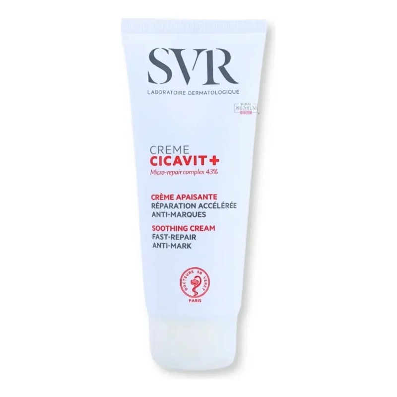 SVR Cicavit Crema Facial Reparadora 100ml Libre de Parabenos Piel