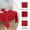 Hiasan Christmas Red Tablecloths Rectangular Waterproof 54 x 80 Inches,