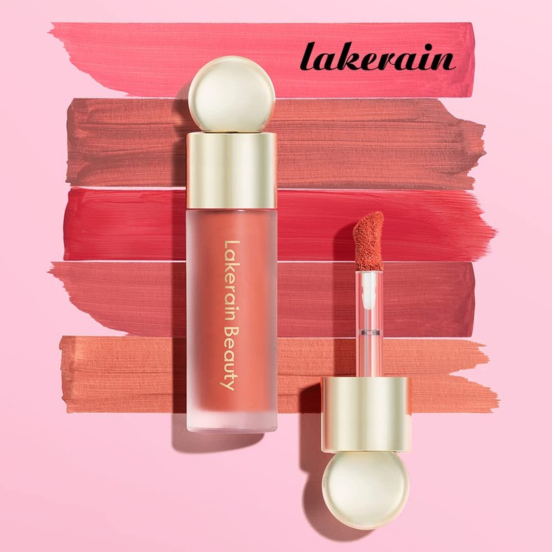 Liquid Blushes, Lightweight Breathable Feel Liquid Blush for Cheeks, Natural