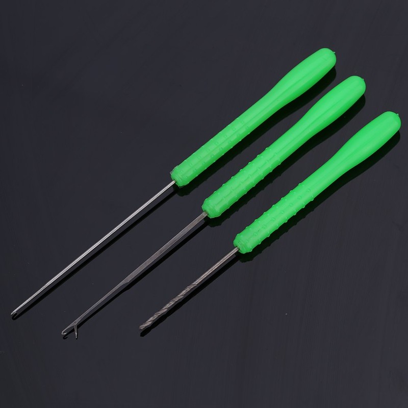 3 in 1 Bait Needle Tool Fishing Rigging Bait Needle