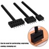Twilight Garage Prong Punch Tool Set, 3pcs Leather Row Round