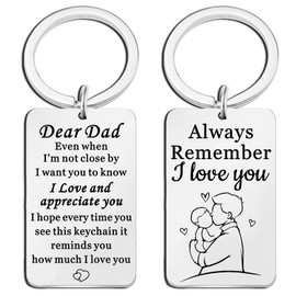 Dad Gifts for Dad from Daughter Son Father's Day Keychain Gifts Funny Gifts for Dad Keychain Best Dad Gift Birthday Gifts for Dad Christmas Gifts from Daughter To My Dad Keychain