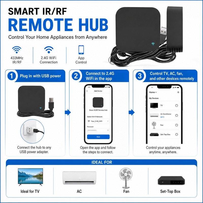 Tuya Smart IR RF Remote Control for Home Appliances –