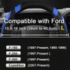 West Llama Customized Auto Car Steering Wheel Cover for Ford