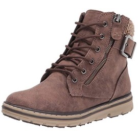 CLIFFS BY WHITE MOUNTAIN Shoes Kelsie Women's Lace-up Hiker Style Bootie, Stone/Fabric, 8 M