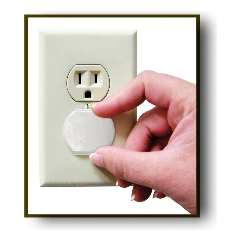 Tapas De Seguridad De Salida Eléctrica Para Tapones De Y