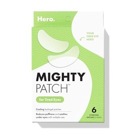HERO COSMETICS Parches Mighty Patch™ para Ojos Cansados - Parches de Hidrogel Calmantes - Despierta y Deshincha Visiblemente las Ojeras con Múltiples Aplicaciones (6 piezas)