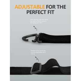 KICPEG Suspenders for Men Heavy Duty X-Back Men’s Suspenders Adjustable 1.5 Inch Wide Elastic Braces Work Suspender for Men Women Outdoor, Workwear, Casual Use