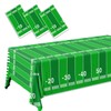 3Pcs Football Field tablecloths-Football Party Supplies Green Football Rectangular Plastic