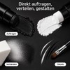 Halloween Make-Up Set Black White Theatre Makeup Sticks with Sponge