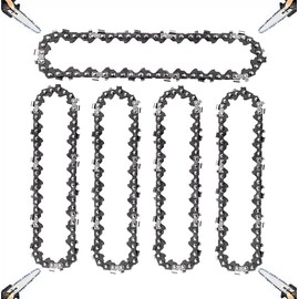 5PCS Mini Chainsaw 6 inch Chain Replacement Chains for Mini Chain Saw