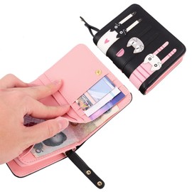TENDYCOCO 1 Pc Bolso de Gato Carteras Kawaii Monedero de Gatito Billetera Mujer Gatito Carteras de Gato para Mujer Billetera