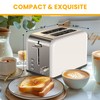 Simple Deluxe 2-Slice Toaster, 3 Function and 6 Browning Setting,