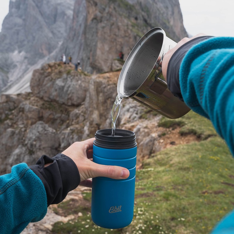 Esbit ESPT1000ST Outdoor Stainless Steel Pot, 33.8 fl oz (1,000