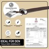 Mens Leather Belt / Mens Belt LINDENMANN, XXL, dark brown,