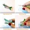 WALPLUS Window Gel Clings for Airplane Thick Gel Window Stickers