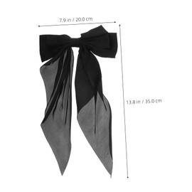 Baluue 6pcs Elegant Bowknot Hair Clips for Women Ribbon Barrettes Hair Accessories for Any Occasion for Styling and Gifting