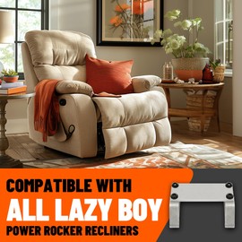 KUAFU Upgrade Metal Drive Toggle Bracket Compatible with All LazyBoy/ Lazy Boy/ La Z Boy/ La-Z-Boy/ Power Rocker Recliners Parts Aluminum