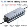 Laptop Docking Station Dual Monitor USB C Hub USB C