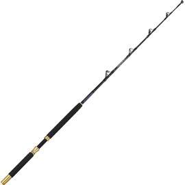 FISHAPPY Saltwater Offshore Straight Butt Trolling Rod Big Game Rod Conventional Boat Fishing Pole (5'1'' - 50-80lbs - 1 Piece)