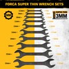 ELEAD Super-Thin Open End Wrench Set | 10-Piece Metric 5.5-27mm