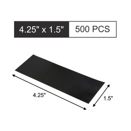 Gmark Paper Napkin Band Box of 500 (Black), Paper Napkin Rings self Adhesive GM1049A